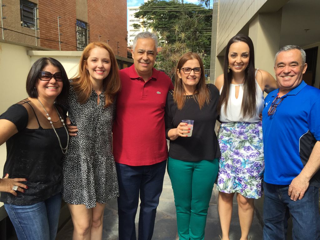 Brides parents, siste and future in-laws