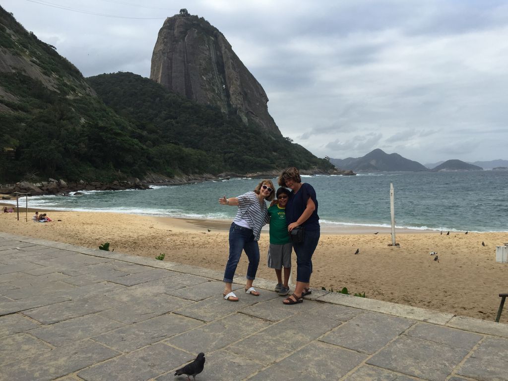 The red beach at Sugar Loaf