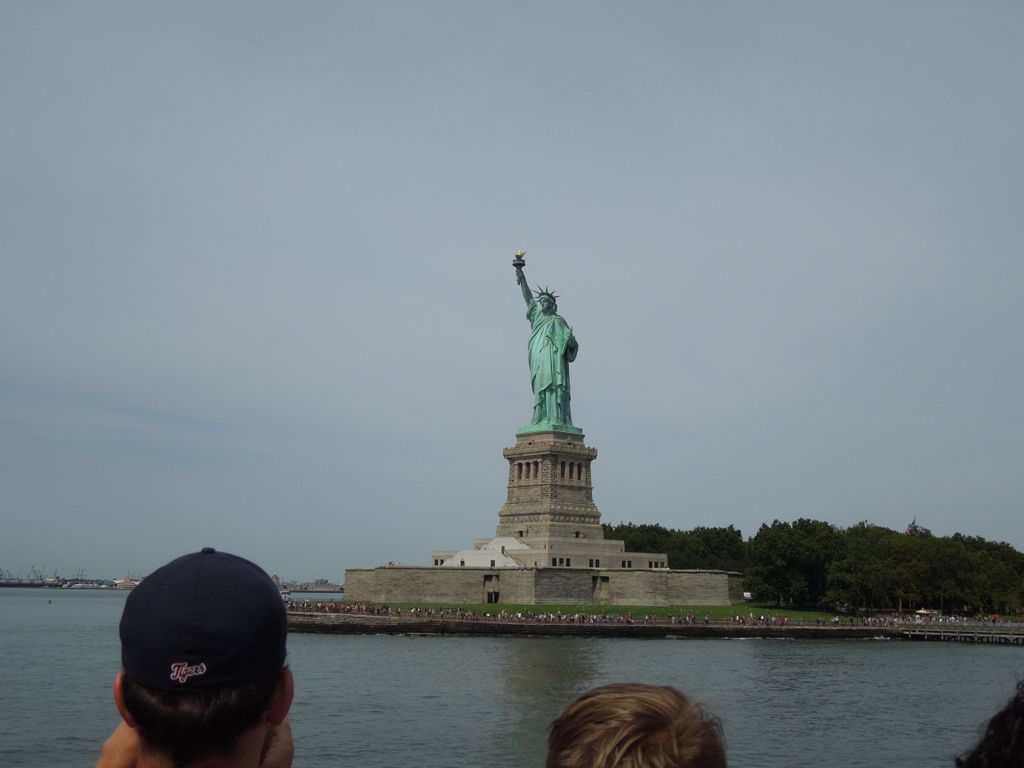 Approaching the The Statue of Libery