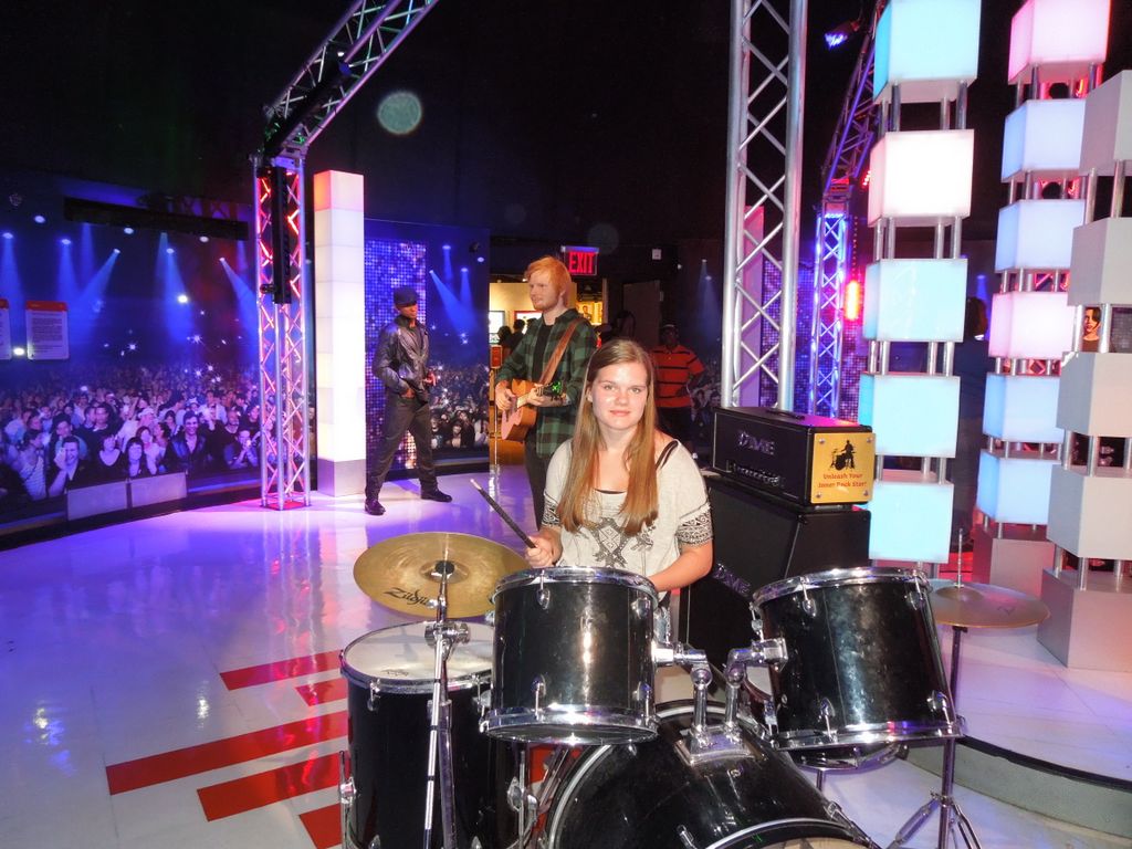 Drumming with Ed Sheeran