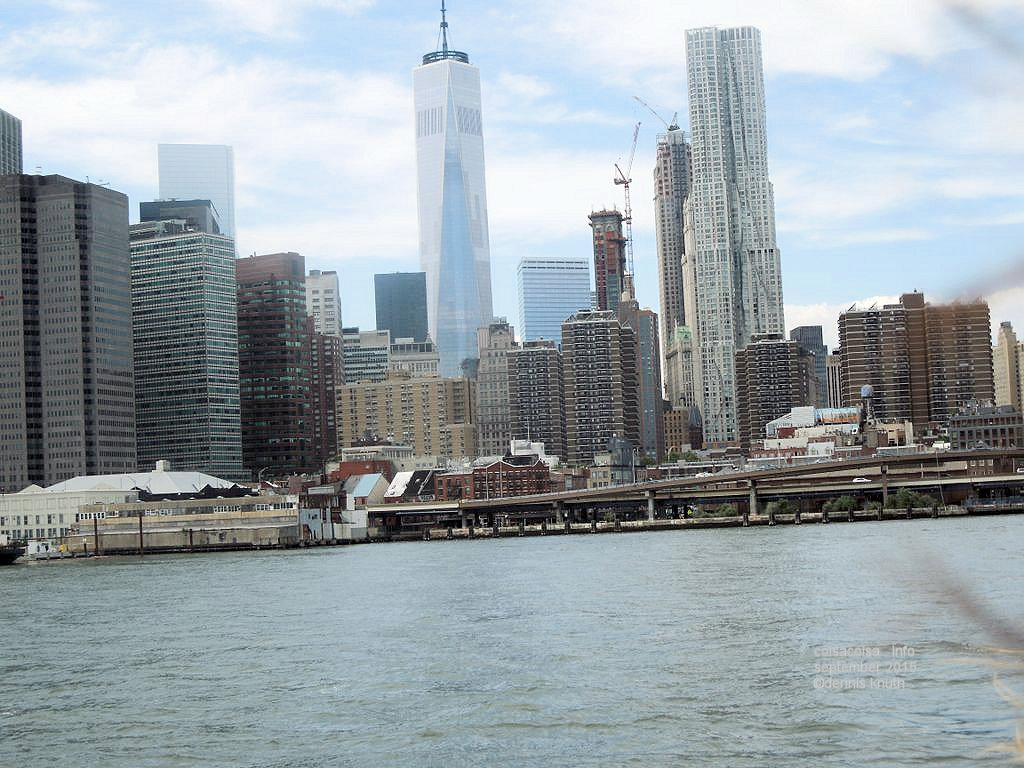 The seaport museum pier from the Circle Line