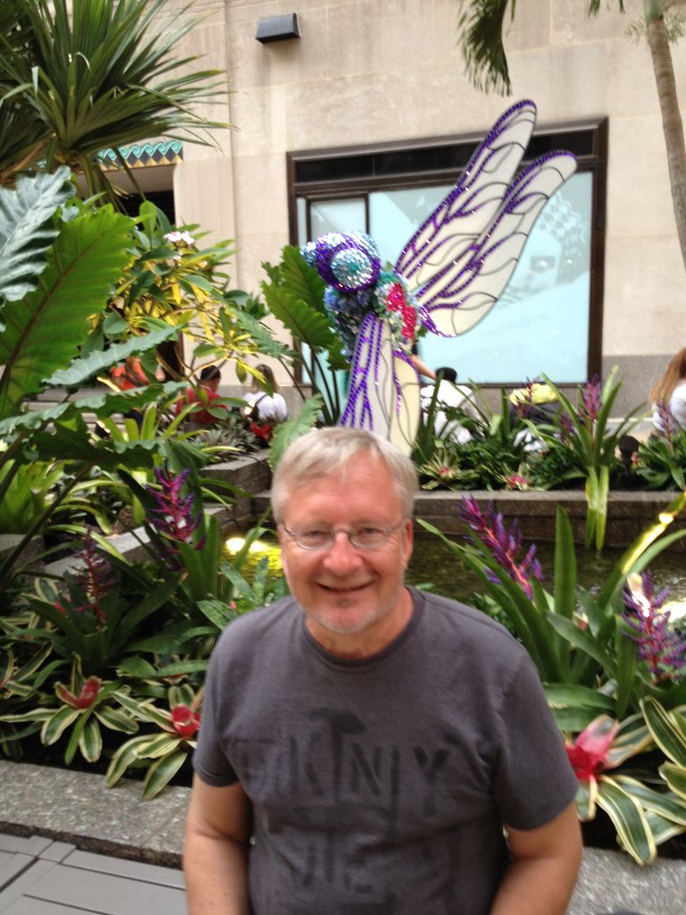 Dennis at the Rockefeller Channel Gardens