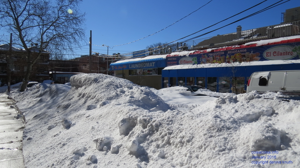 82nd Street after the Blizzard of 2016