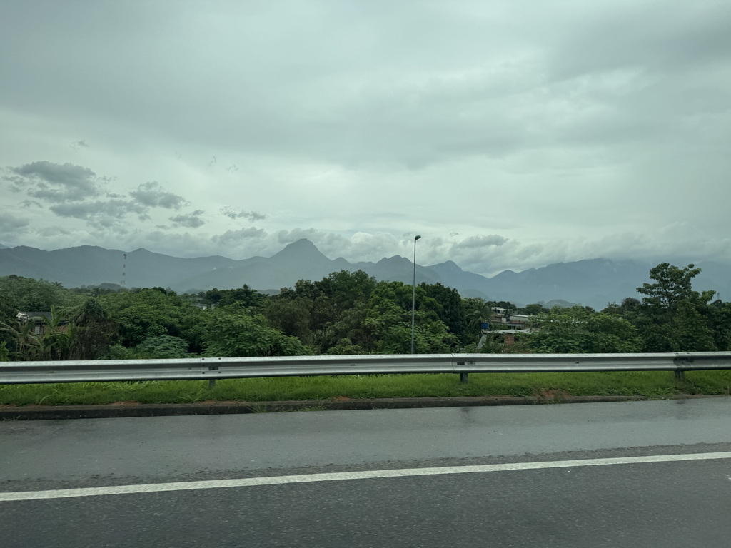 Mountains on the way back