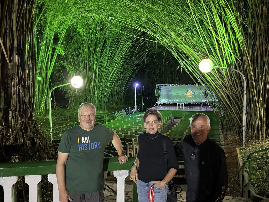 Helton Knuth and Dennis Depaul with Concinha in the Bamboo Concert All