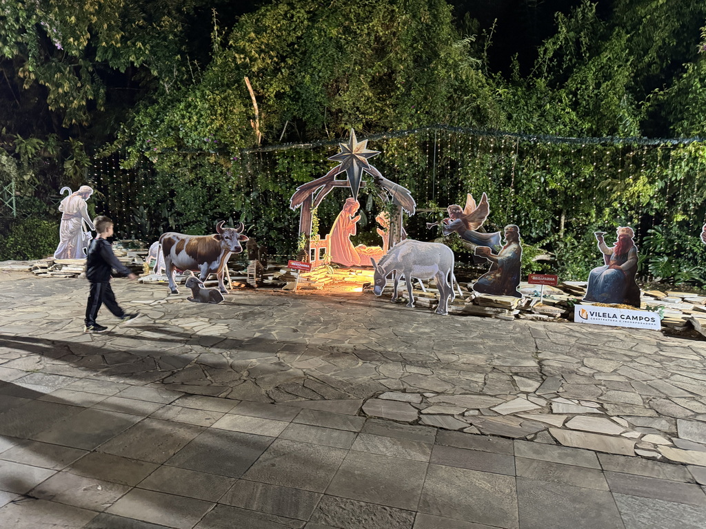 Christ is born in the manger sceene in Brazil