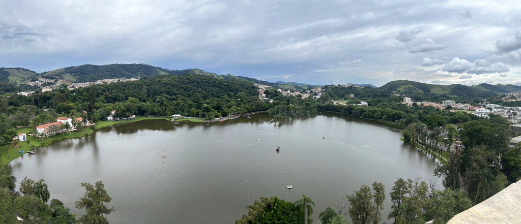 Panorama of São Lourenço lake