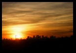 Sunset without the World Trade Centers