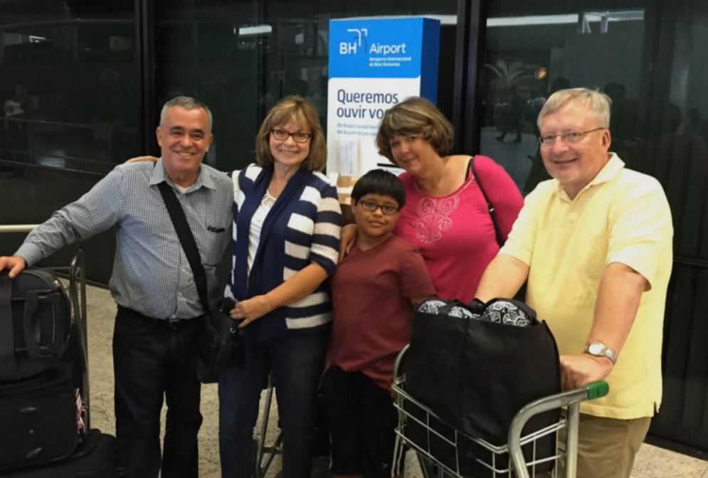 Belo Horizonte 2015 with Connor, Sharon, Helton, Dennis and Debbie